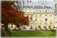 Palais de l'Elysée vu du parc