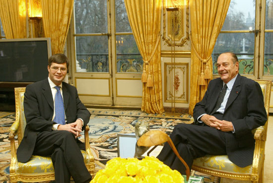 Entretien du Président de la République, M.Jacques CHIRAC, avec M. Jan Peter BALKENENDE, Premier Ministre des Pays-Bas