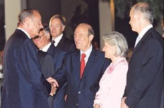 Conseil européen de Thessalonique - dîner officiel offert par M. Constantinos Stephanopoulos, Président de la République Hellénique.